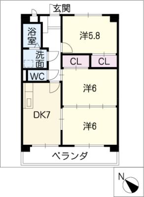 ラフィネ・ドミールの間取り