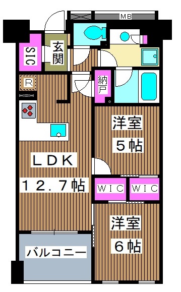 プライマル練馬豊島園の間取り