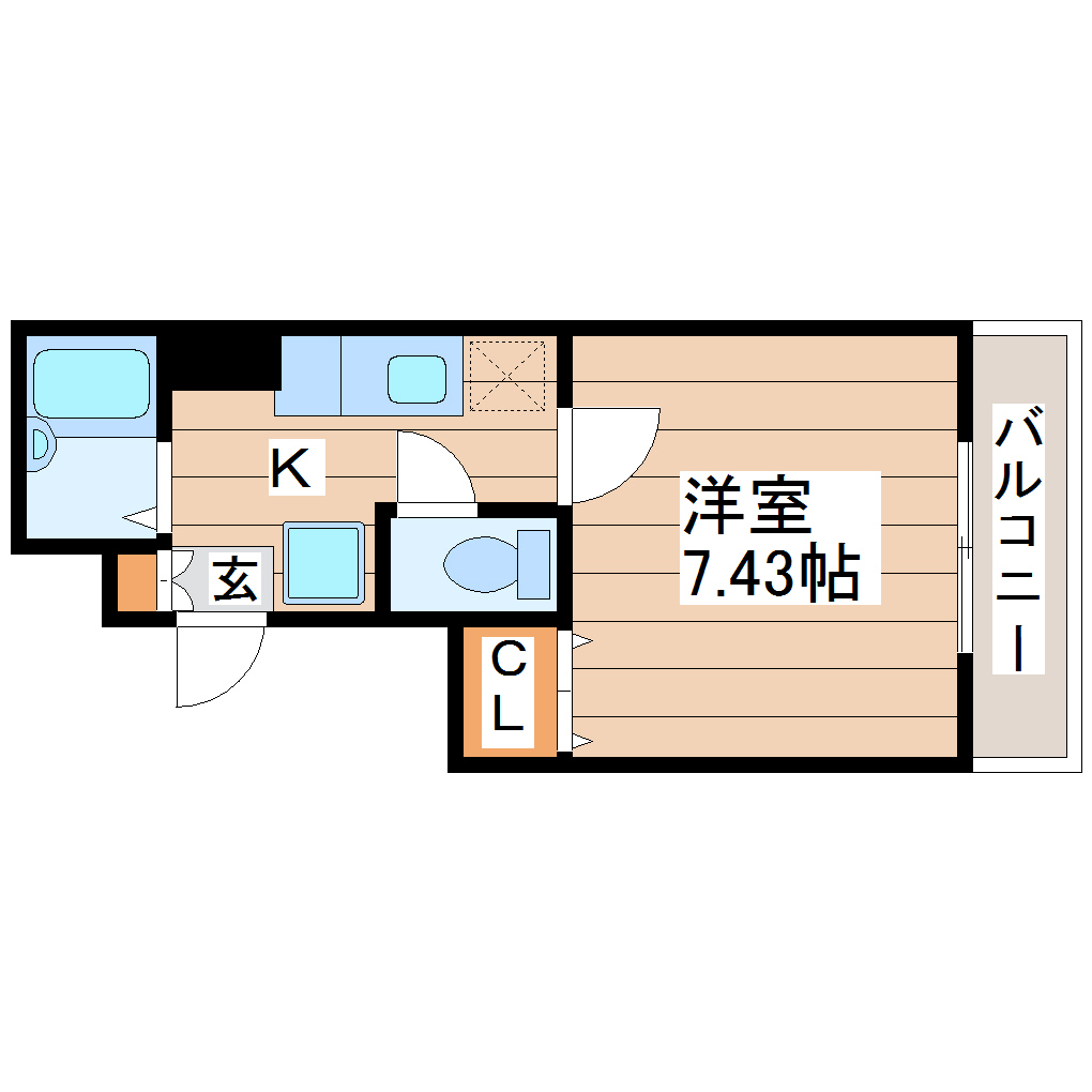 正栄ビル西公園の間取り