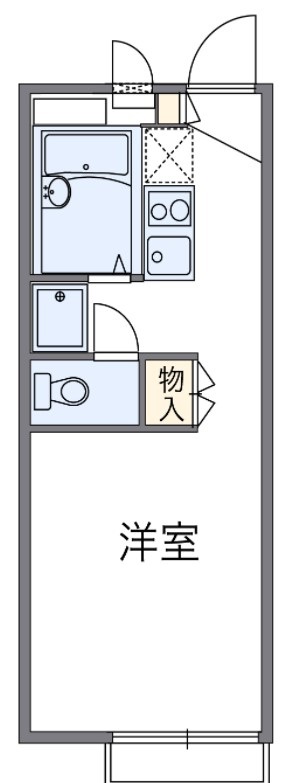 横浜市青葉区榎が丘のアパートの間取り