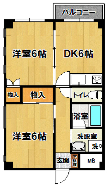 エグゼクティブ２２の間取り