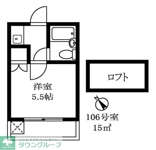 ベルハイツＢ棟の間取り