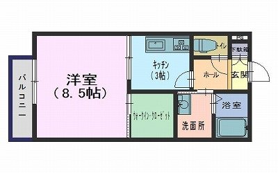 ディアコート雅の間取り