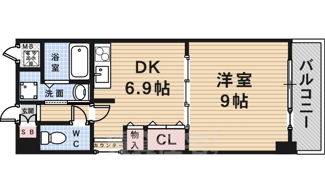 プロヴァンスの間取り