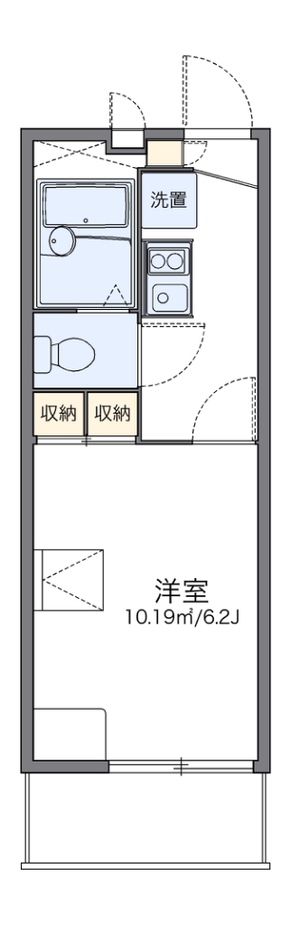 【東大和市立野のマンションの間取り】