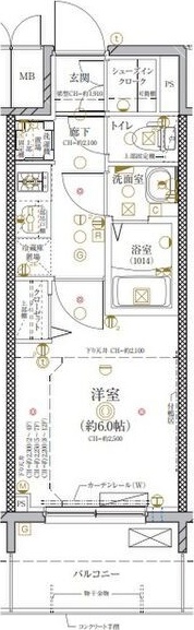 名古屋市中区正木のマンションの間取り