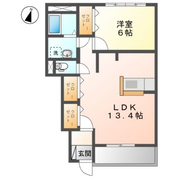 サンプリンセス中村Ｃの間取り