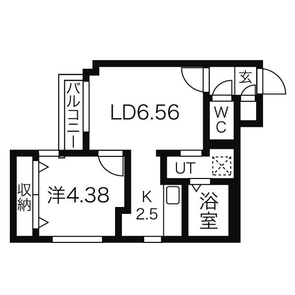 ブランノワールＷ１８.ｅｘｅの間取り