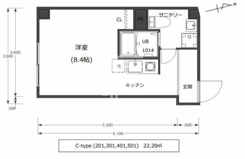 ウィズ高島平の間取り