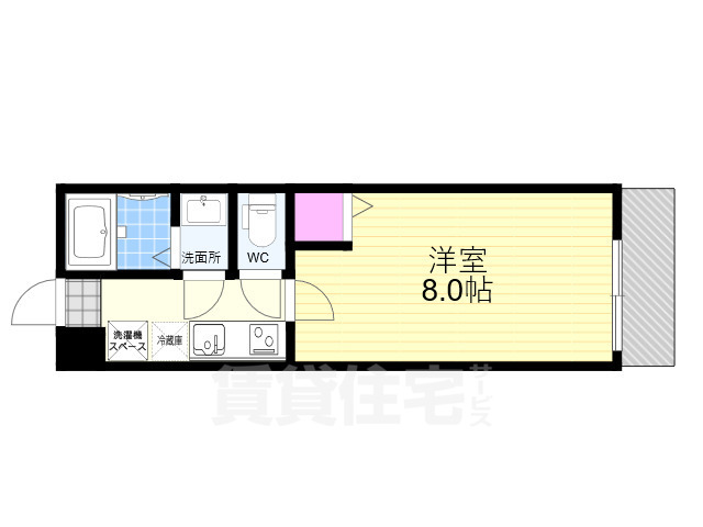 アークリード五条七本松の間取り