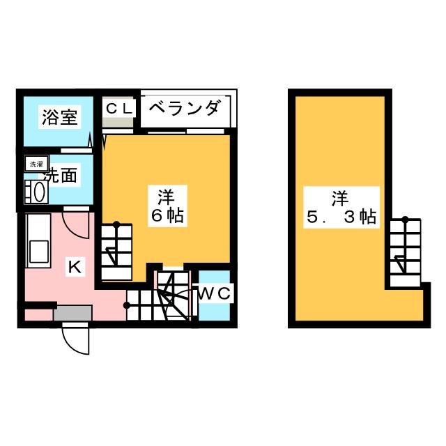 ディアコート鶴里の間取り