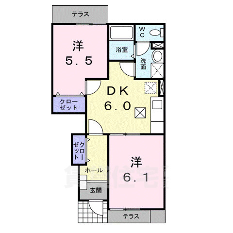 クレストール鈴木の間取り
