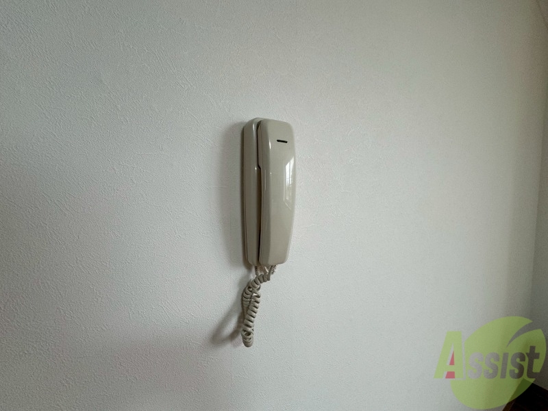 セキュリティ　来客時にはこちらのチャイムが鳴りますよ。