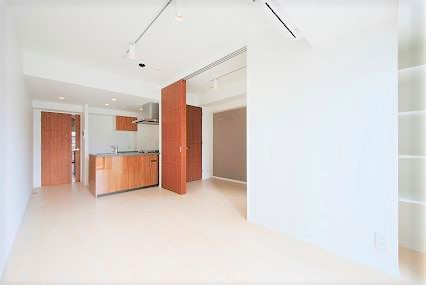 都営浅草線 本所吾妻橋駅 徒歩2分 12階建 築9年の居間写真