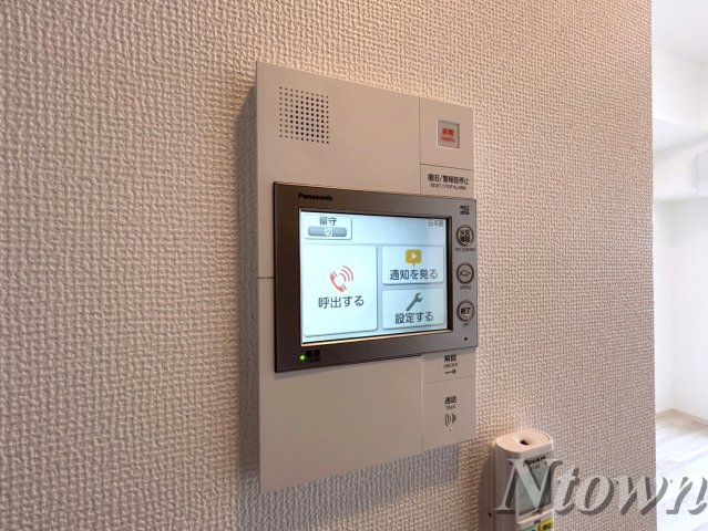 セキュリティ　モニター付きインターフォンです