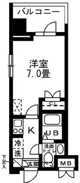 レジディア錦糸町の間取り