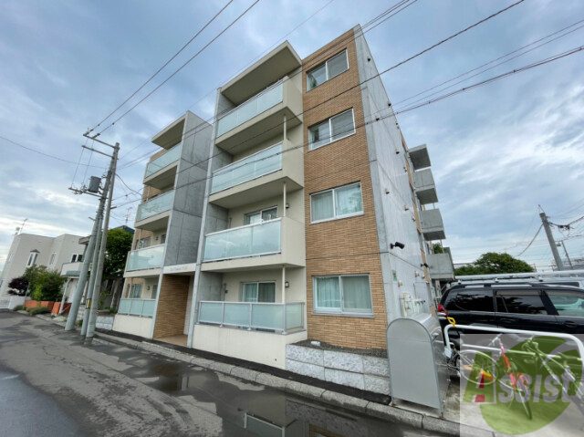 建物外観　札幌市東区北２２条東「Ｌａ　Ｃａｕｓａ　Ｎ２２」