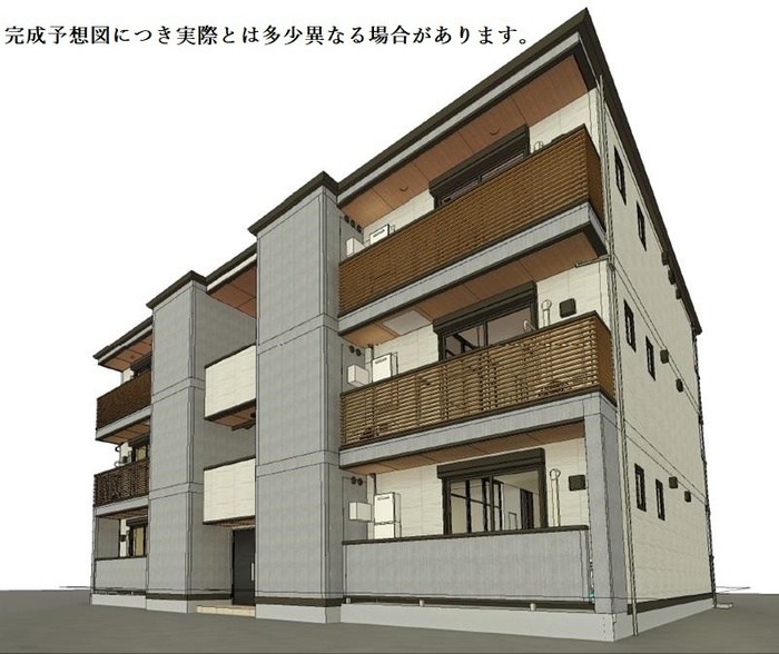 建物外観　完成予想図