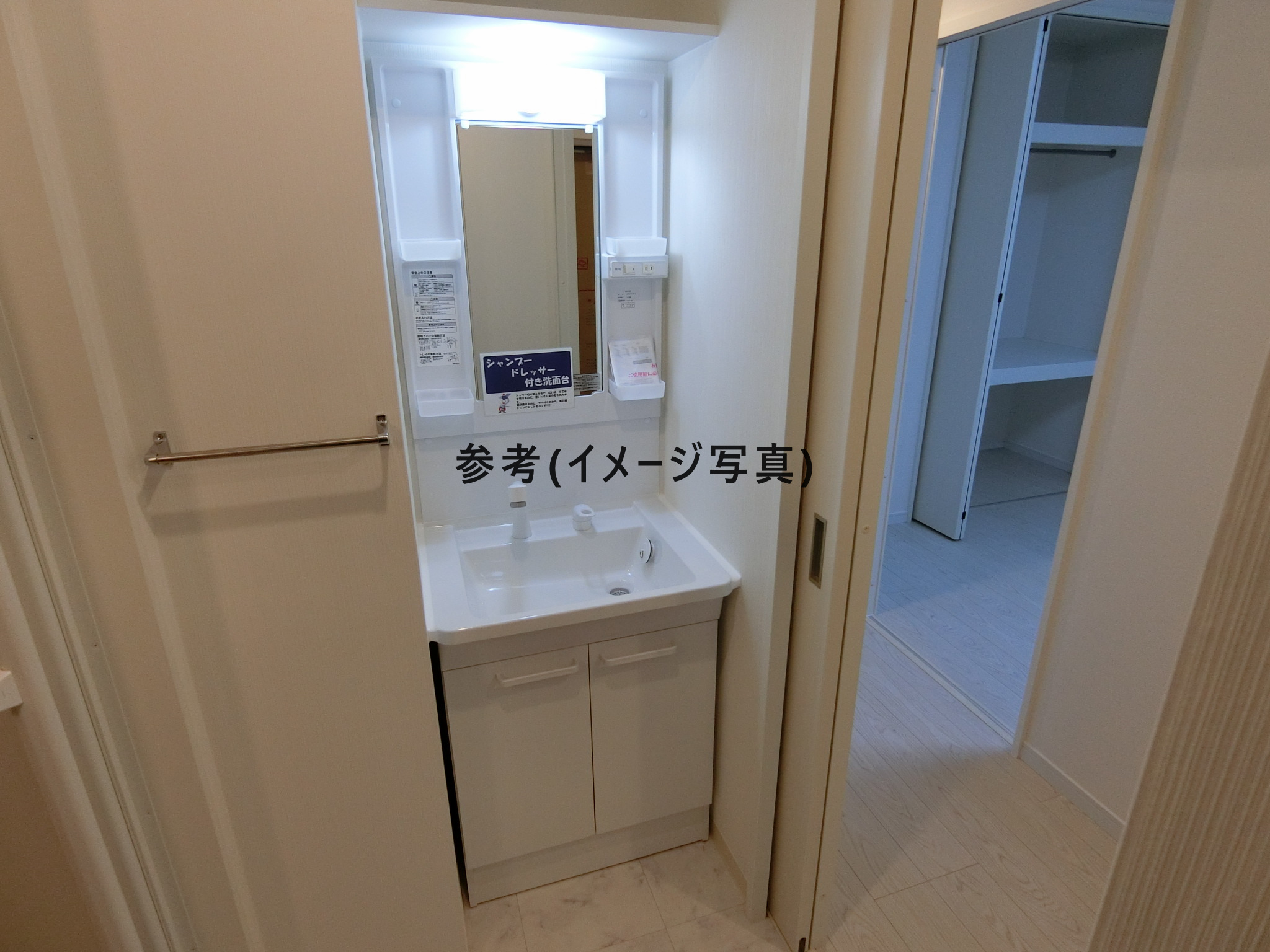 洗面設備　建築中の為、イメージ写真になります。