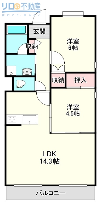 メルヴェユ伊丹の間取り