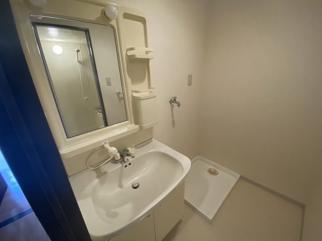 洗面設備　室内洗濯機置場がついてます！