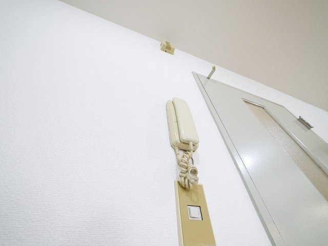 セキュリティ　インターホン付きで安心ですね。