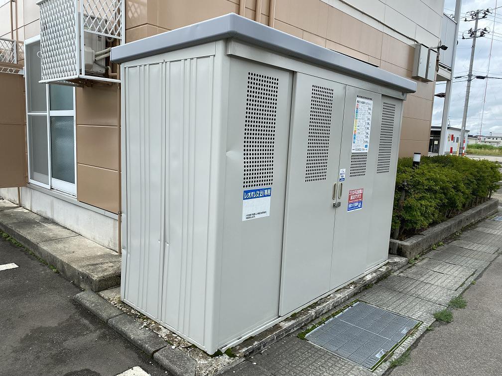 眺望　ゴミ集積所