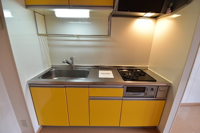 キッチン　コンロ付きのキッチンです