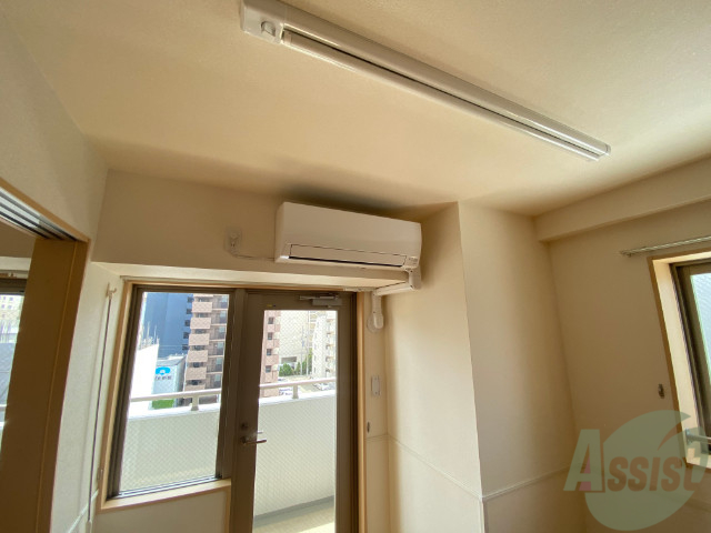その他設備　エアコンが設置してありますので、寒暖対策もばっちり。