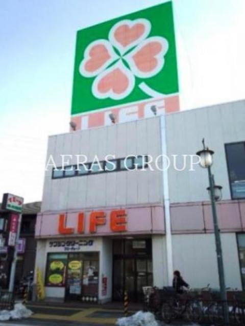 スーパー　ライフ北越谷店（スーパー）まで385m
