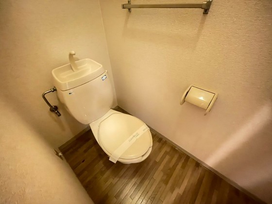 トイレ　※写真は別号室です。