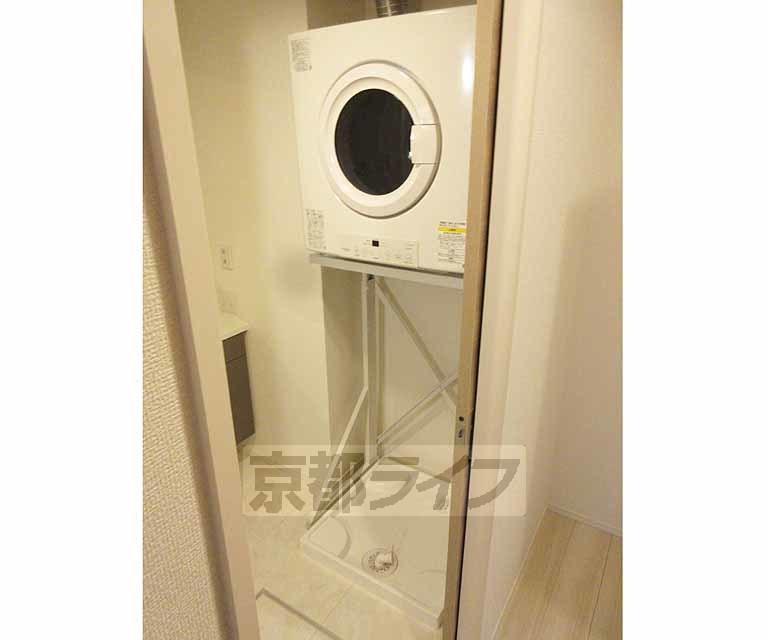 洗面設備　洗面所に洗濯機置けます！