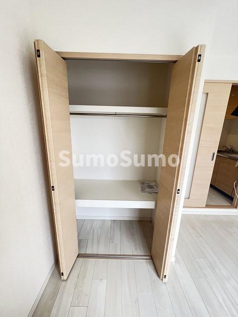 収納　たっぷりとした収納スペースです