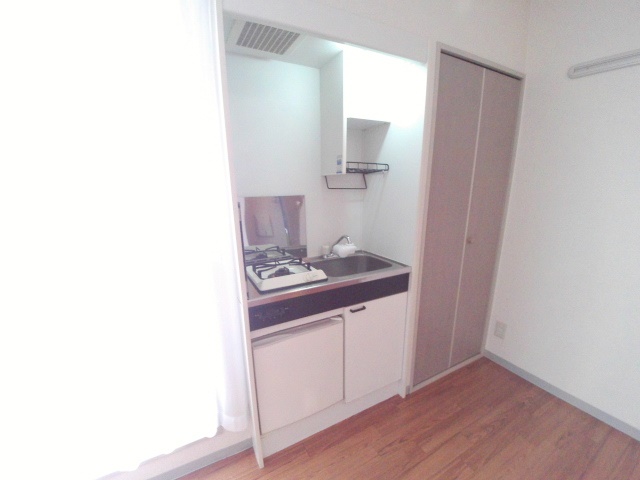 キッチン　自炊にはもってこいのガスキッチン