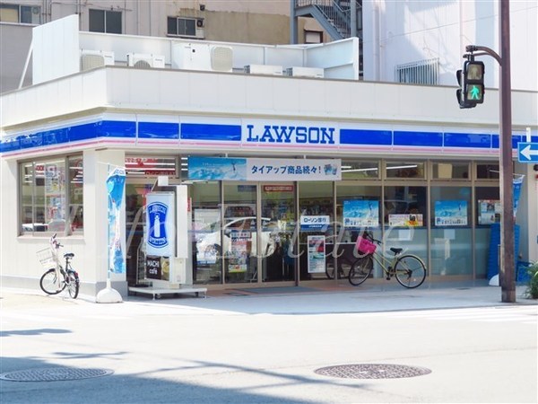 コンビニ　ローソン 瓦屋町三丁目店（コンビニ）まで80m