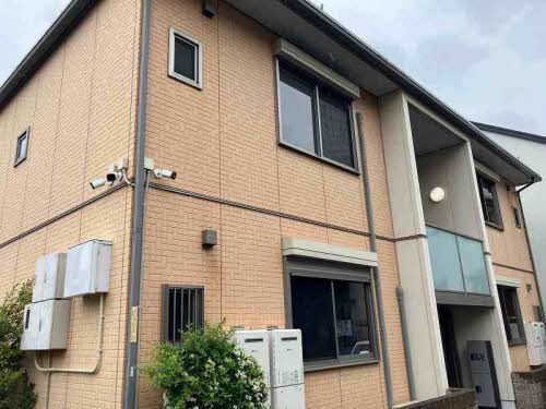 建物外観　積水ハウス施工２階建て軽量鉄骨造物件です