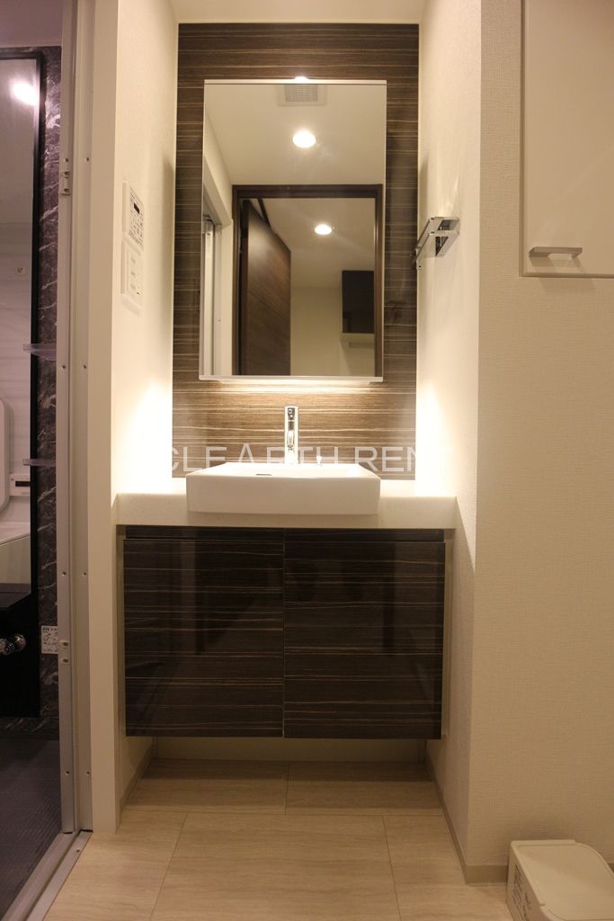 洗面設備　同タイプ別住戸写真となります。現況と異なる場合がございます。