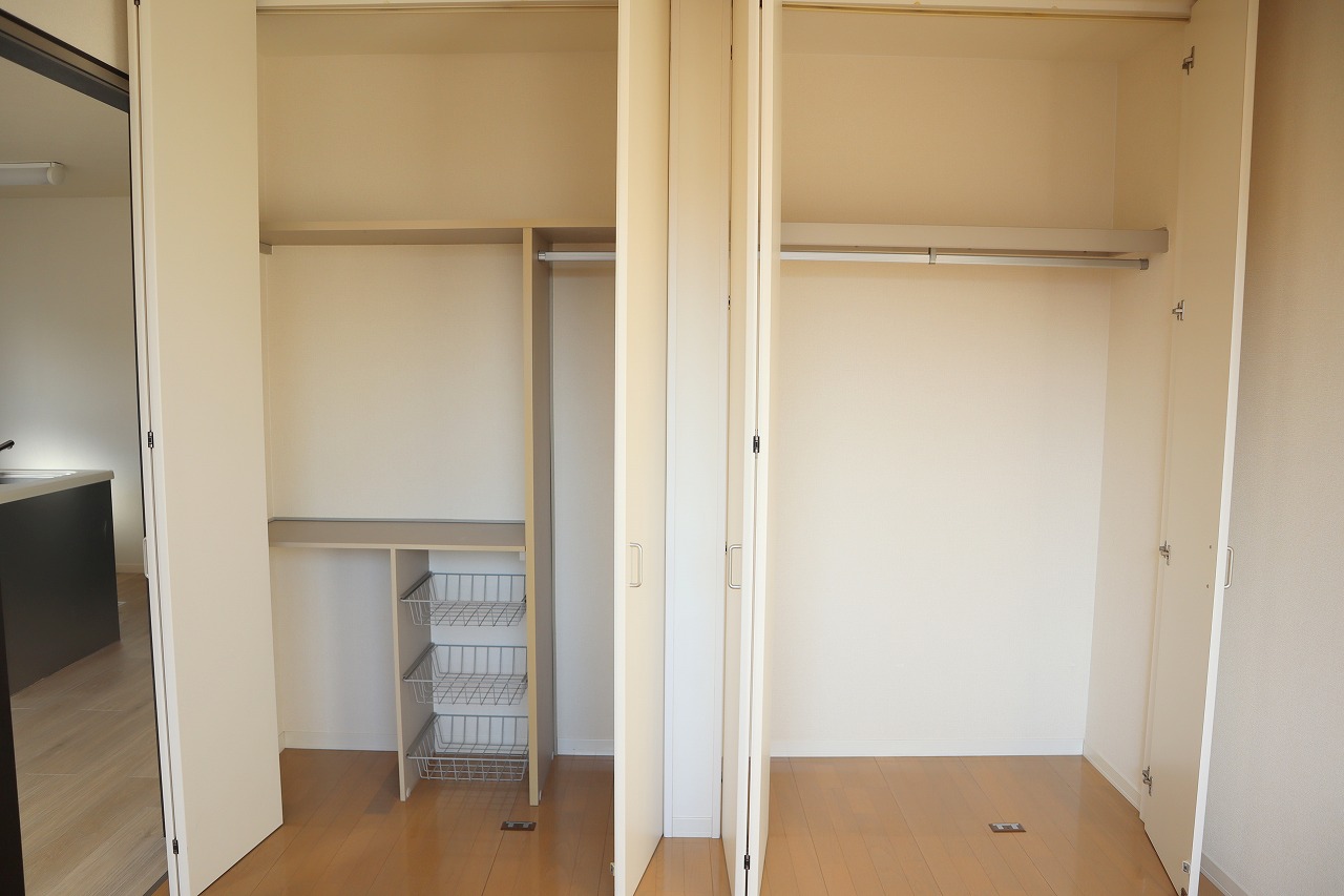 収納　※前回入居時の写真です