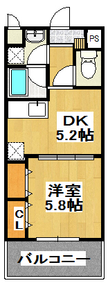 カーサ恵風の間取り写真