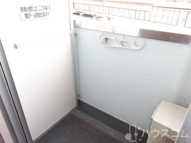 バルコニー　洗濯機置けます！