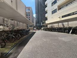 駐車場　駐輪場です
