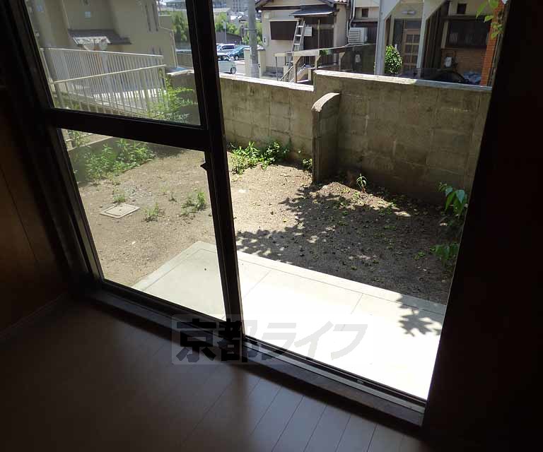 バルコニー　庭です。