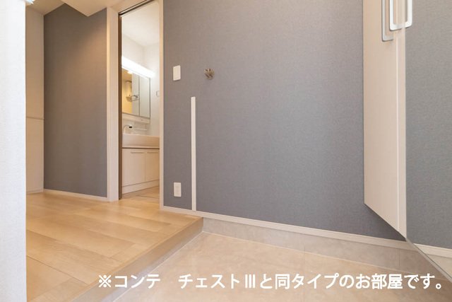 玄関　明るい玄関です