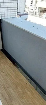 バルコニー　開放的で明るい空間を演出してくれるバルコニーです