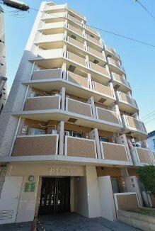 建物外観　外壁タイル張りのデザイナーズ…