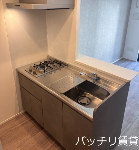 キッチン　新築、同シリーズタイプの為、現状優先になります。
