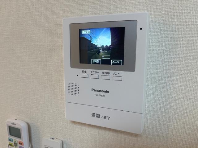 セキュリティ　カメラ付インターホン（イメージ）