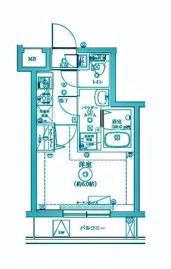 リルシア品川東大井の間取り写真