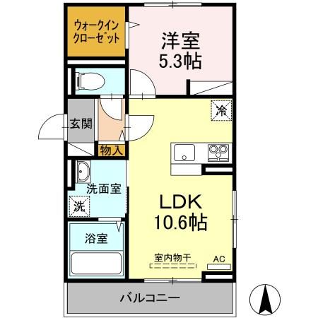 ラポルテボヌールの間取り写真