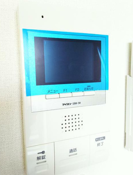 セキュリティ　モニター付きインターホンです